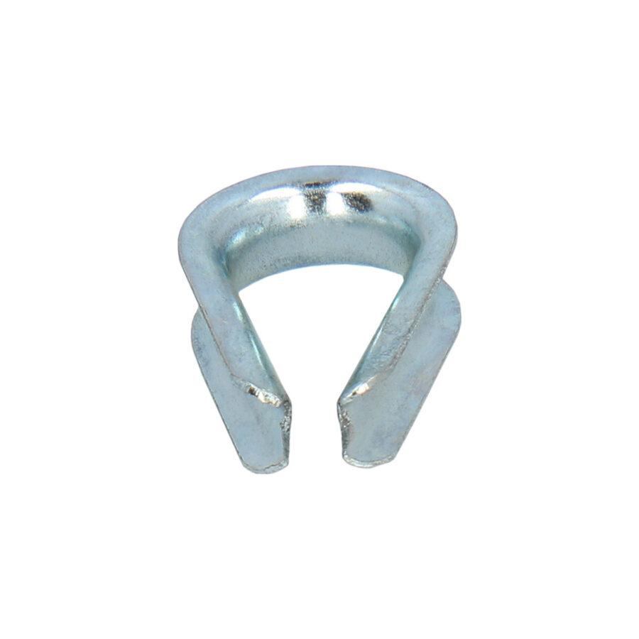 Guardacabos Zincado Para Cable 6 mm.