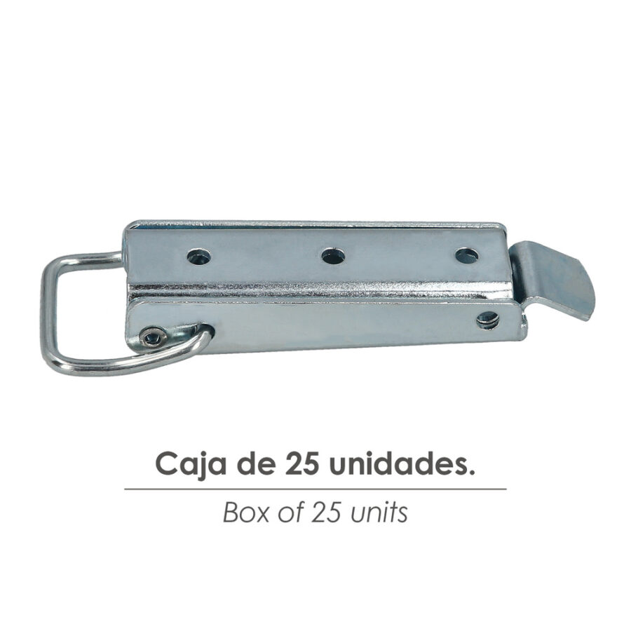 Cierre Caja Con Enganche Plano 120 mm. (Caja 25 unidades)