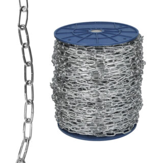 Cadena En Rollo Zincada 6 mm.(Rollo 36 metros)