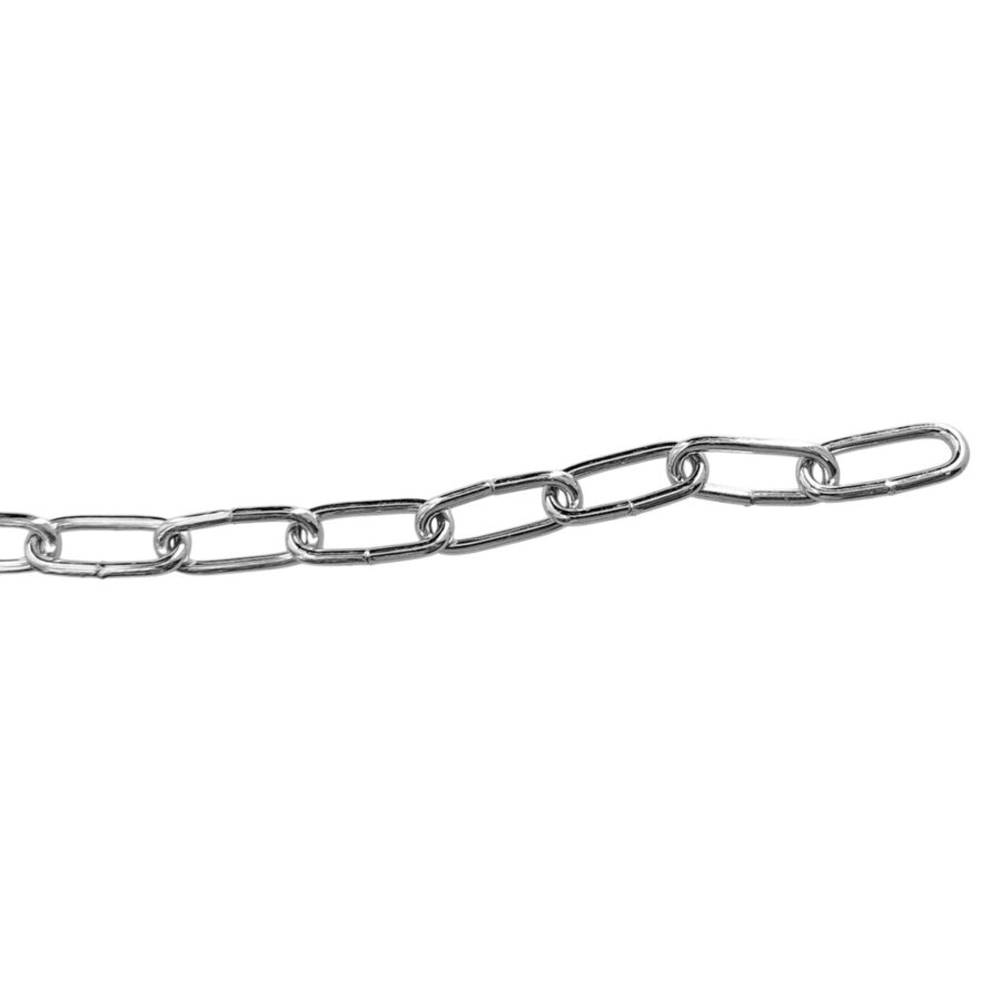 Cadena En Rollo Zincada 6 mm.(Rollo 36 metros)