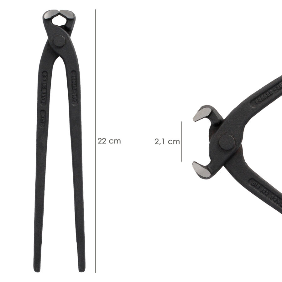 Tenazas Rusas Cromo Vanadio DIN / ISO 9242 9" Tenazas Ferralla, Carpinteria, Construccion
