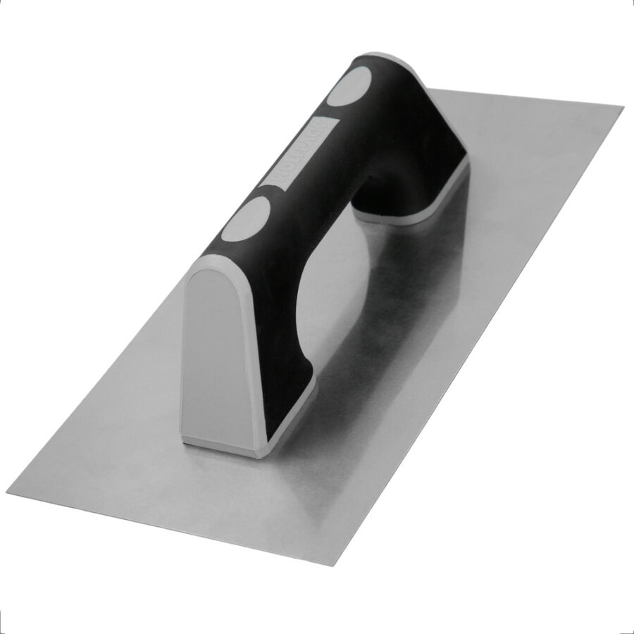 Llana Profesional Acero Inoxidable Mango Polipropileno Acabado Liso 300x150mm.