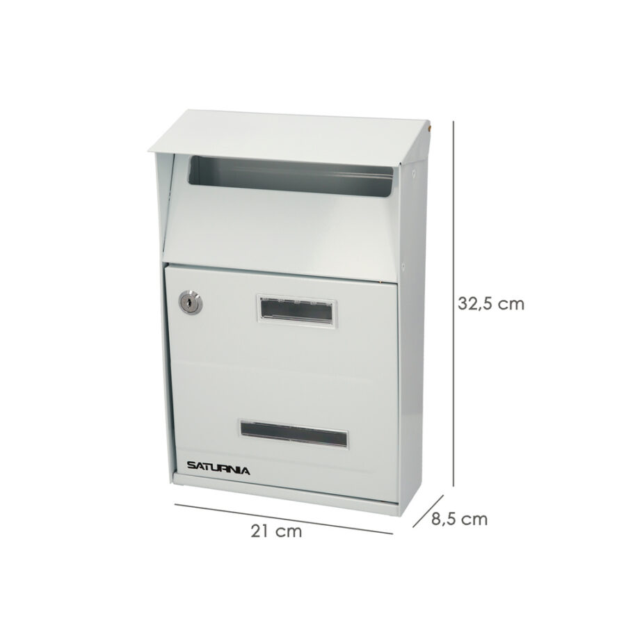 Buzon Exterior Country Blanco 215 x 320 x 105 mm.