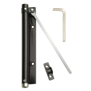 Muelle Puerta Wolfpack Aluminio Anodizado Negro (Blister 1 Pieza)