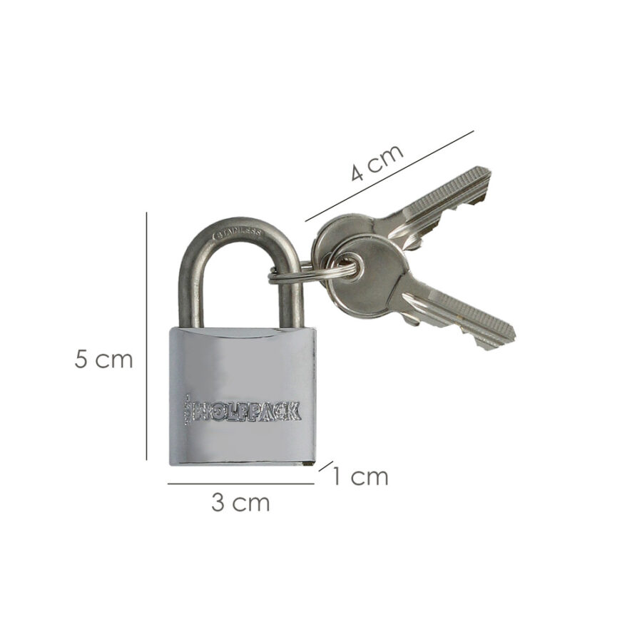 Candado Inoxidable Arco Normal 30mm.