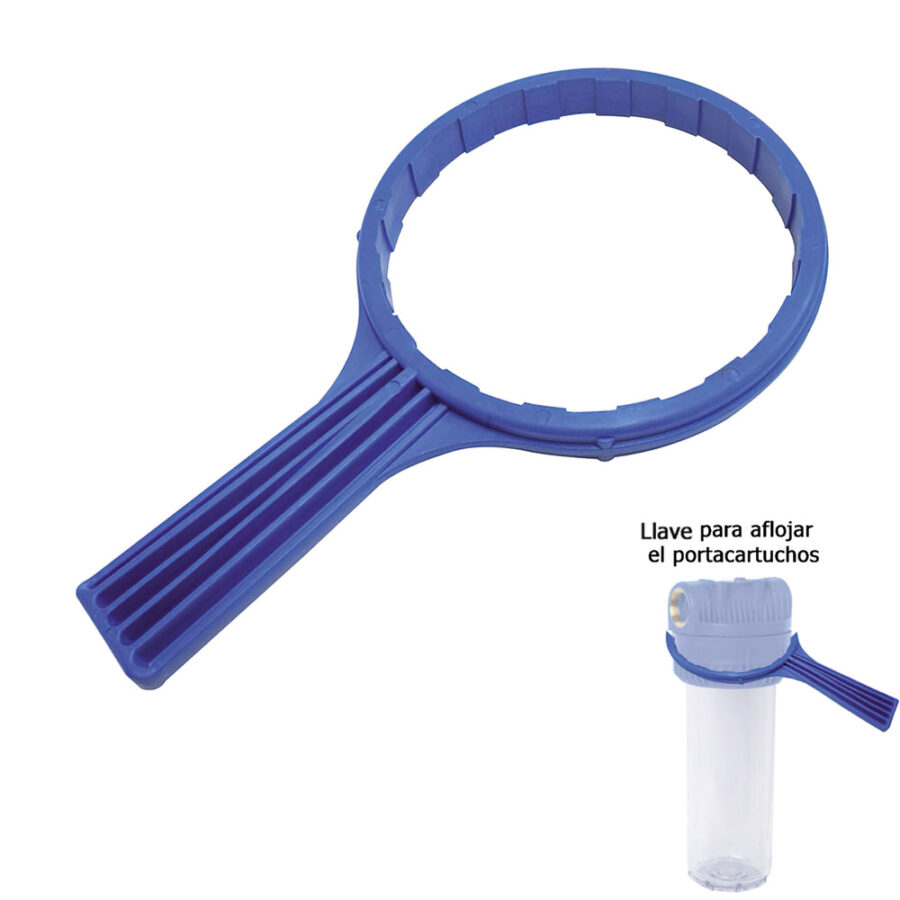 Llave Apertura / Cierre Portacartuchos Filtro Agua 10" USO DOMESTICO