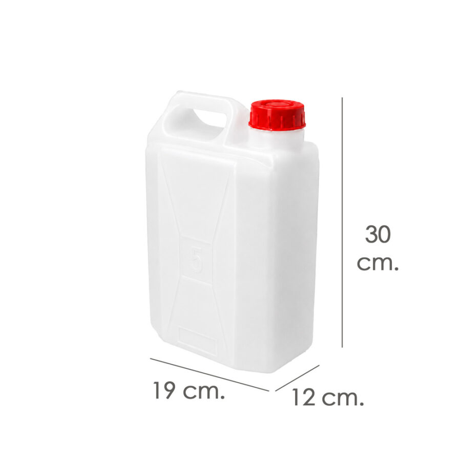 Bidon Alimentario / Garrafa Plastico 5 Litros