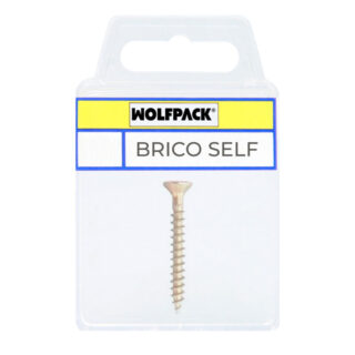 Tornillo Cabeza Plana Pozidriv Bicromatado 4,0x30 mm. 18 unidades