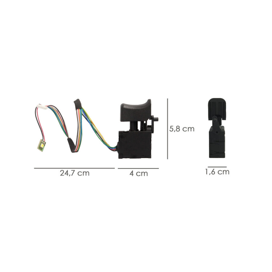 Interruptor Martillo SDS PLUS A Bateria 20 Volt. Con Bateria 4.0 Ah. . Codigo 07021670