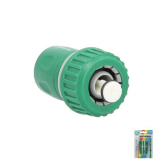 Conector Manguera Plastico 3/4 Con Stop Blister