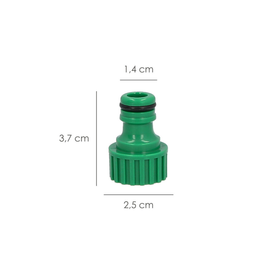 Adaptador Manguera Plastico 1/2 Hembra Blister