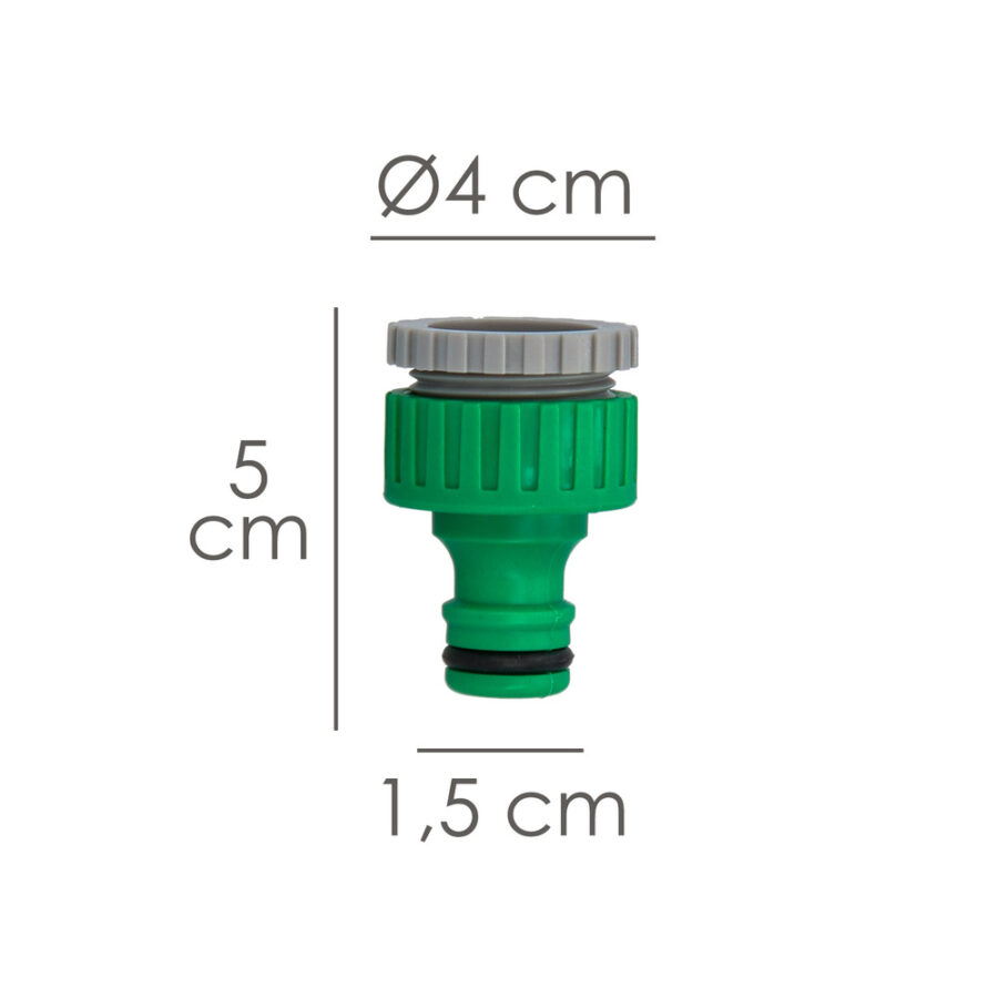 Adaptador Manguera Plastico 3/4-1/2" Hemba Blister