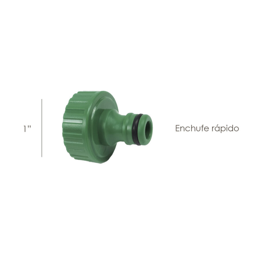 Adaptador Manguera Plastico 1" Hembra Granel