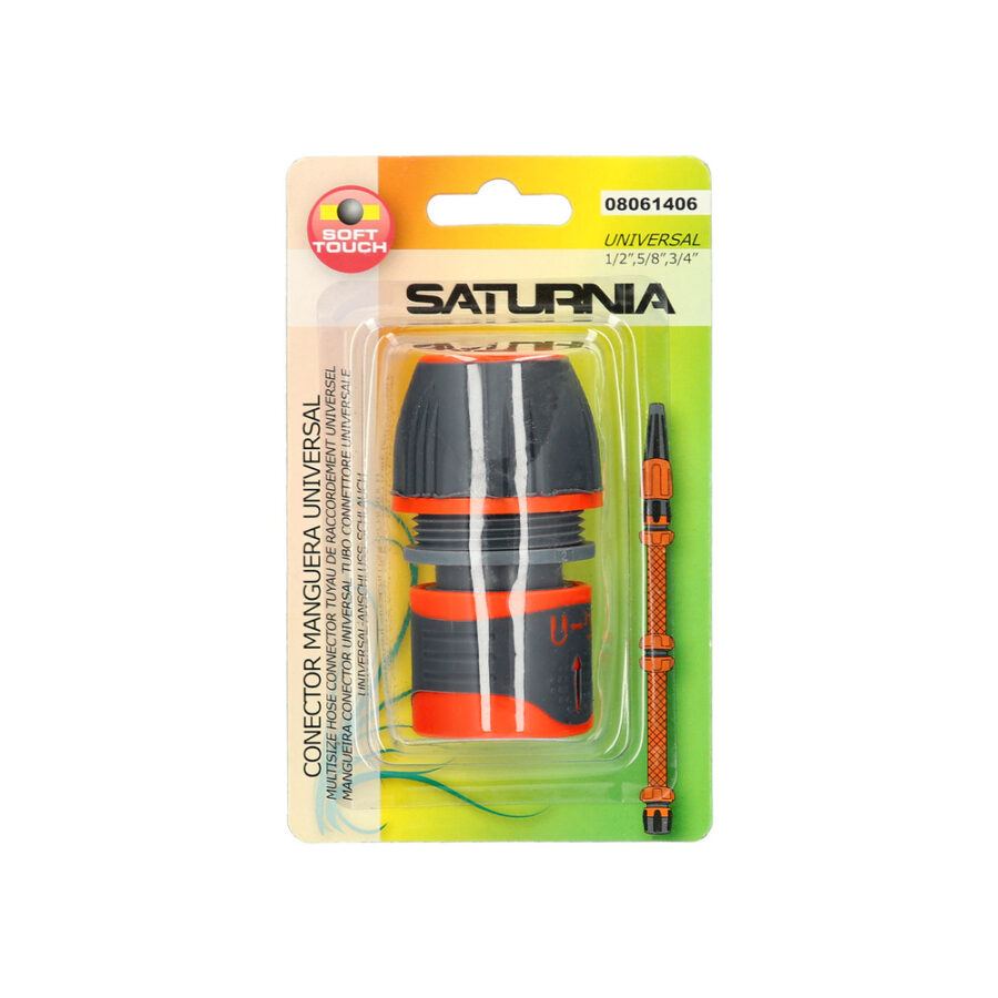 Conector Manguera Plastico Universal 1/2" 5/8" 3/4"