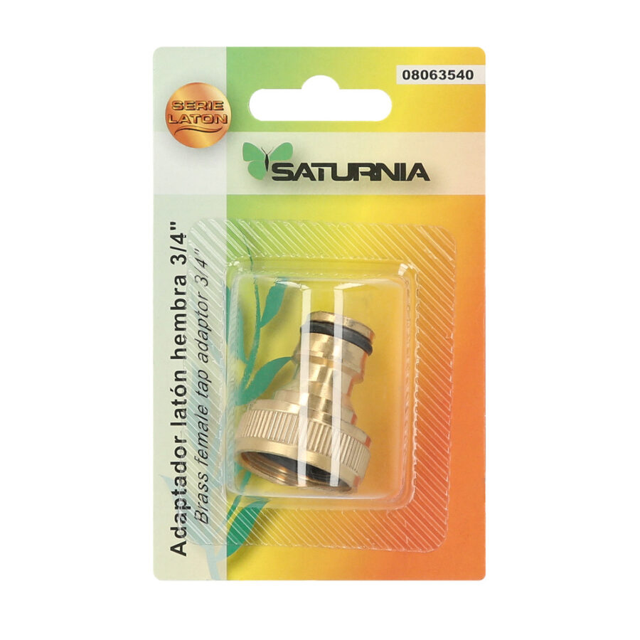 Adaptador Manguera Laton 3/4 hembra