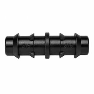 Enlace Simple Para Tuberias Goteo Dentado Tubos de Ø 16 mm. (Blosa 100 piezas) Riego Por Goteo, Microaspersión, Nebulización
