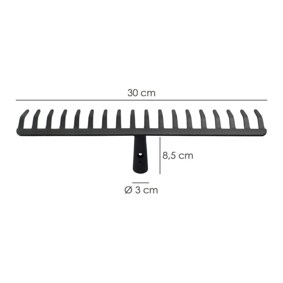 Rastrillo Sin Mango 5 mm. 12 Puas Agrícola