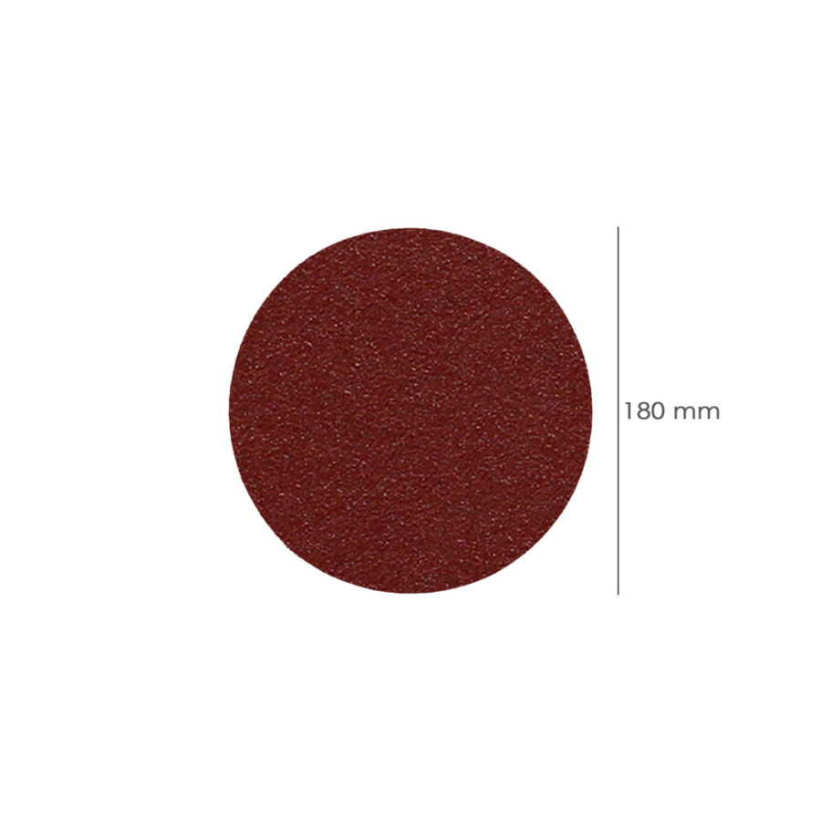 Lija Recambio Velcro Amoladora Ø 180 mm. Grano 80 (10 Piezas)
