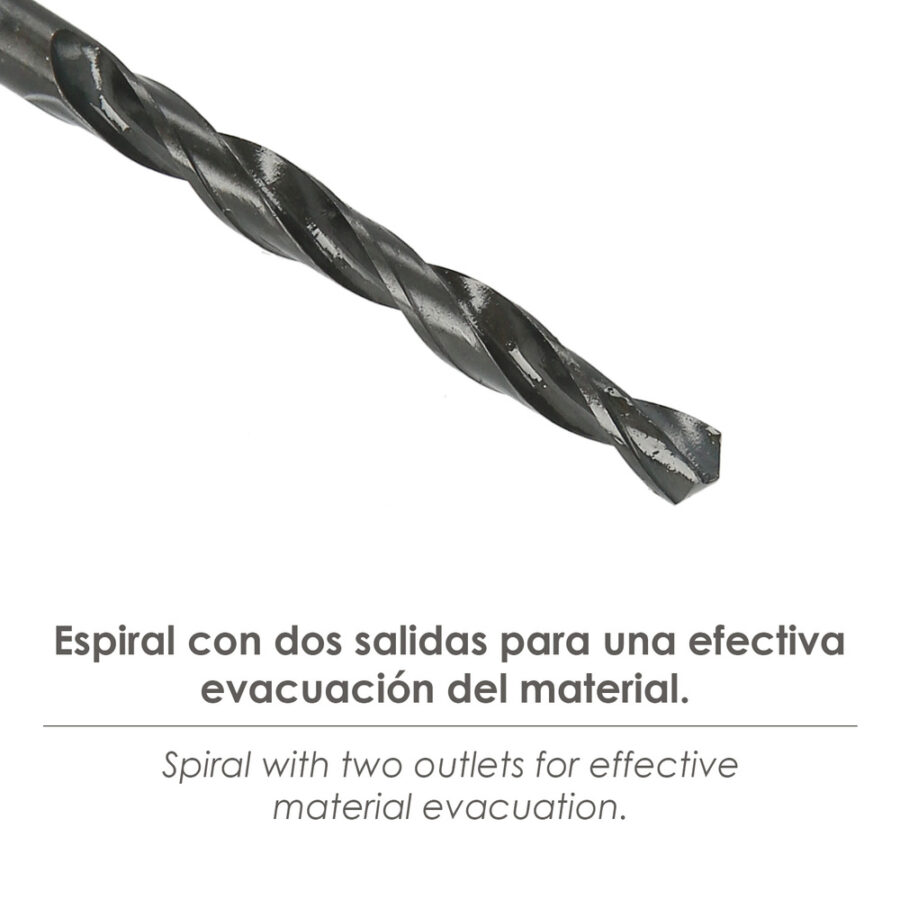 Broca Acero Rapido Hss Cilindrica Ø 12,00 mm. Wolfpack