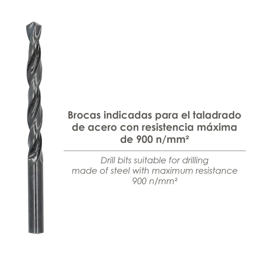 Broca Acero Rapido Hss Cilindrica Ø 13,00 mm. Wolfpack