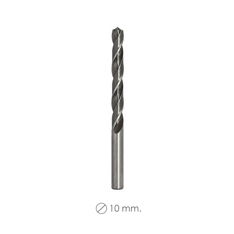 Broca Espiral Madera y Plástico Wolfpack 10,00 mm.