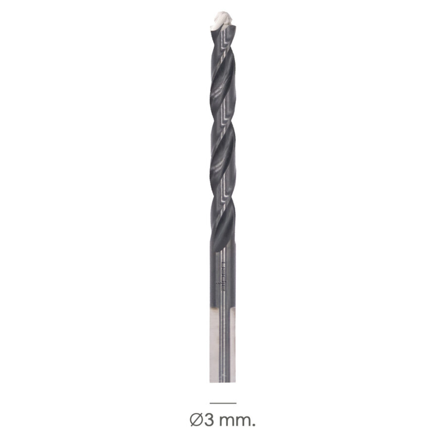 Broca Alpen Hss Metal Head Ø 3,00 mm. Tecnologia PEC 3 Filos Corte, Antideslizante, Vastago 3 Caras, Mas Rapida, Menor Esfuerzo