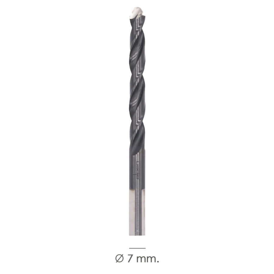 Broca Alpen Hss Metal Head Ø 7,00 mm. Tecnologia PEC 3 Filos Corte, Antideslizante, Vastago 3 Caras, Mas Rapida, Menor Esfuerzo