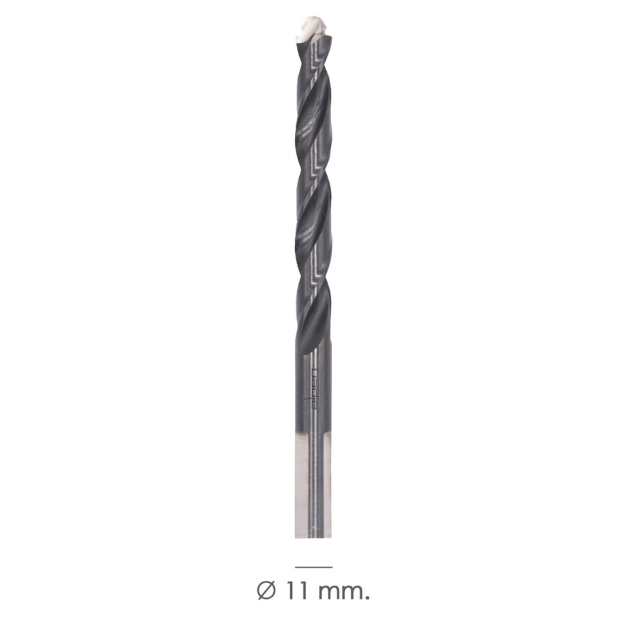Broca Alpen Hss Metal Head Ø 11,00 mm. Tecnologia PEC 3 Filos Corte, Antideslizante, Vastago 3 Caras, Mas Rapida, Menor Esfuerzo