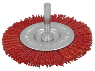 Cepillo Nylon Disco Ø100 mm. 1/4". Lijar y Pulir Madera, Metal, Acero Inoxidable, Cepillo Taladro, Cepillo Pulir, Cepillo Lijar