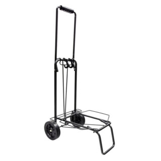 Carretilla Plegable Metalica De Carga - Porta Maletas Con Cuerda Elastica 93,5x33x44 cm. Carro De Transporte 50 Kg.