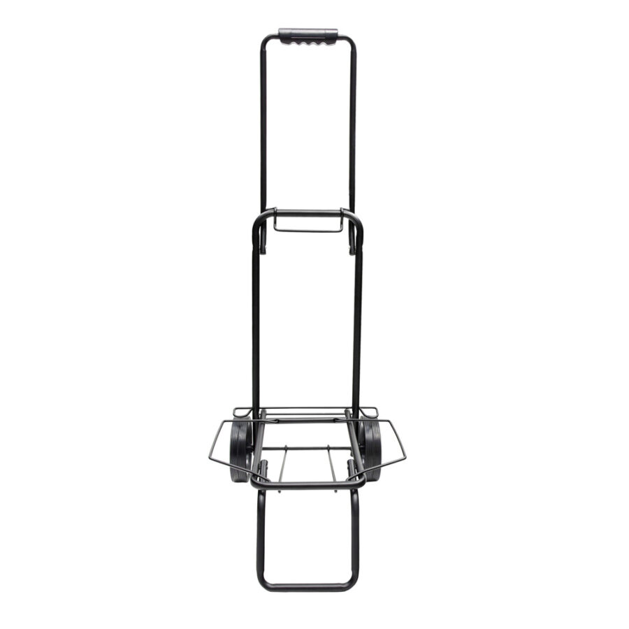 Carretilla Plegable Metalica De Carga - Porta Maletas Con Cuerda Elastica 93,5x33x44 cm. Carro De Transporte 50 Kg.