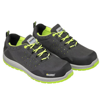Deportiva Seguridad Maurer S1 Modelo Resia Antideslizante con Suela Resistente a los Hidrocarburos Talla 42.