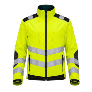 Chaqueta Alta Visibilidad Softshell Talla M. Chaqueta Trabajo Alta Visibilidad Con Banda Reflectora