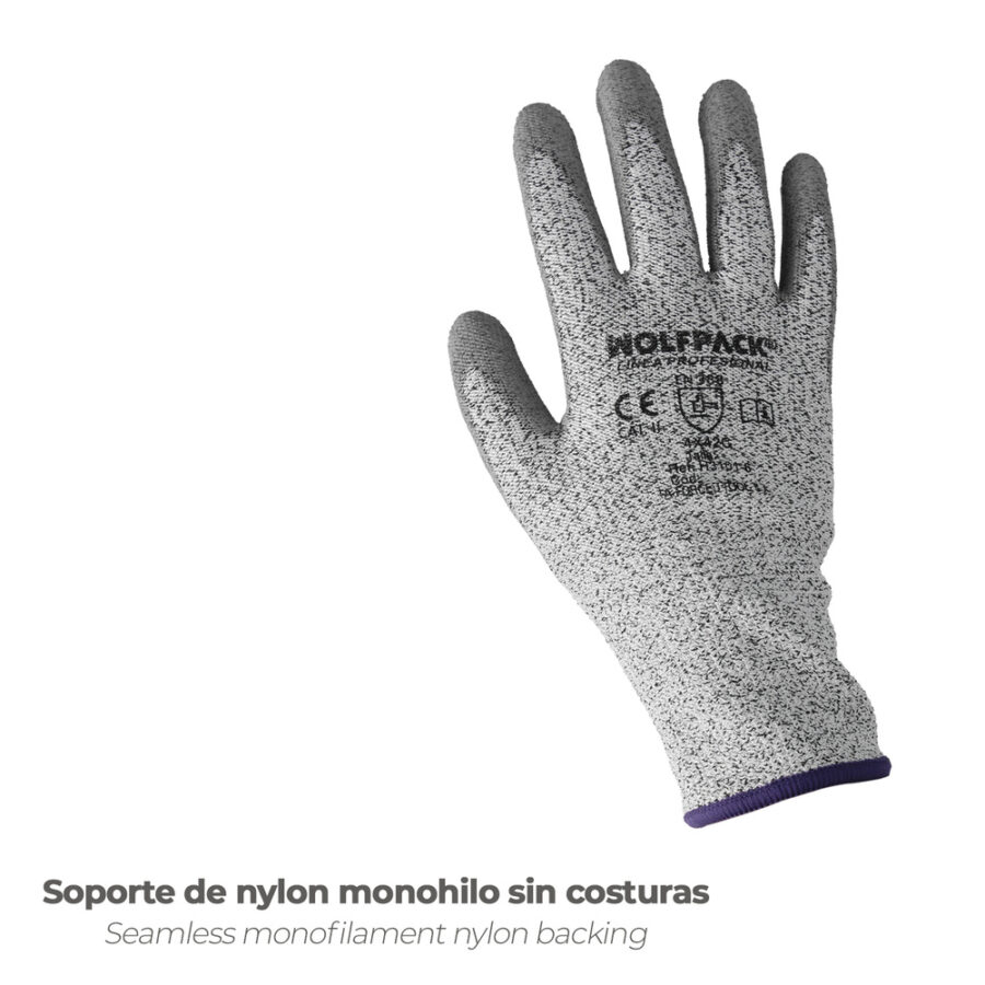 Guantes Anticorte Fibra De Vidrio Talla 9" (Par)