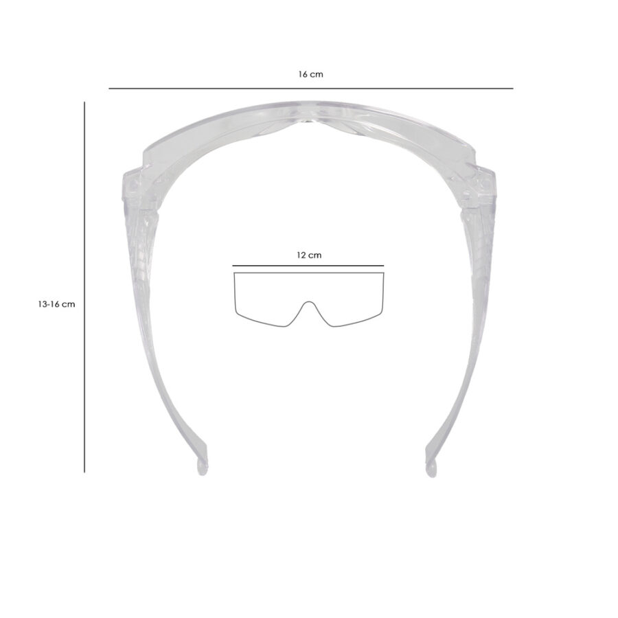 Gafas Proteccion En166 Patillas Fijas Transparentes