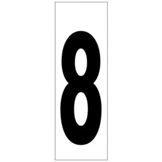Numero Adhesivo 46x140 mm. Nº 8