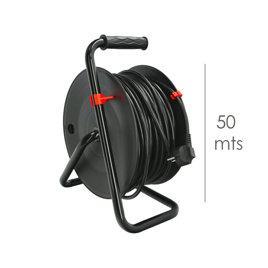 Extensible Industrial 4 Tomas 50 Metros 3 x 1,5 mm. con Protección Sobrecarga