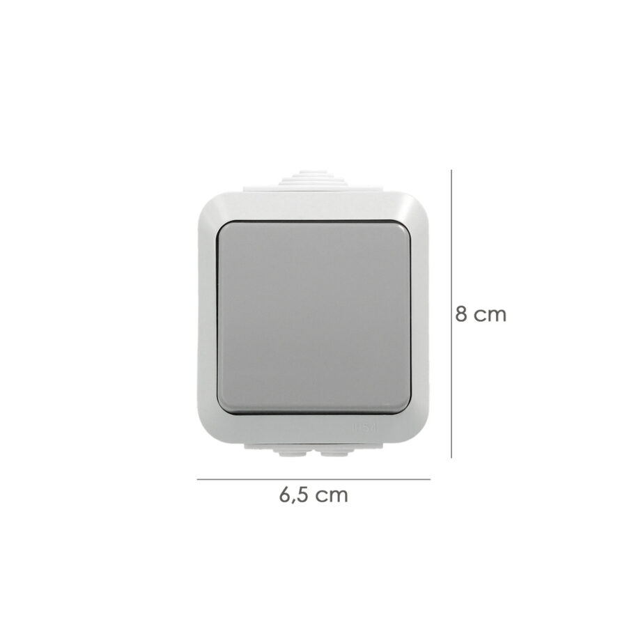 Interruptor Conmutador Con Tapa Simple