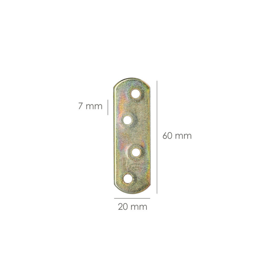 Placa Wolfpack Bicromatado 60x18 mm.