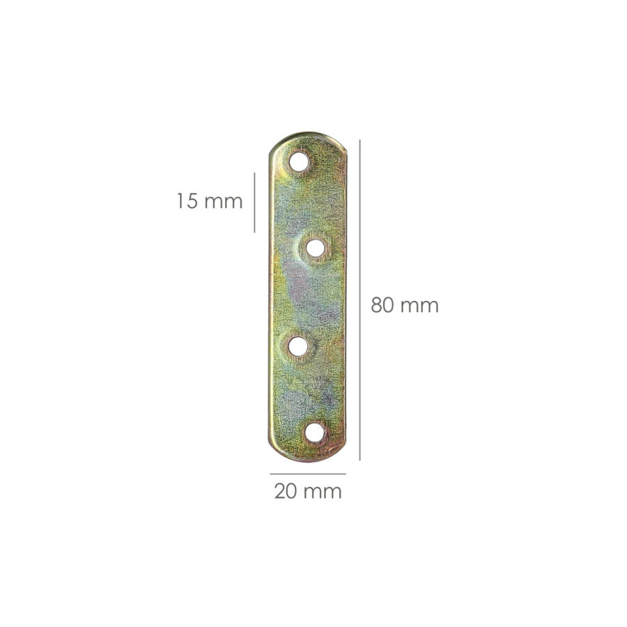 Placa Wolfpack Bicromatado 80x20 mm.