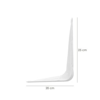 Palomilla Wolfpack Pintada Blanca 200x250 mm. Uso Doméstico