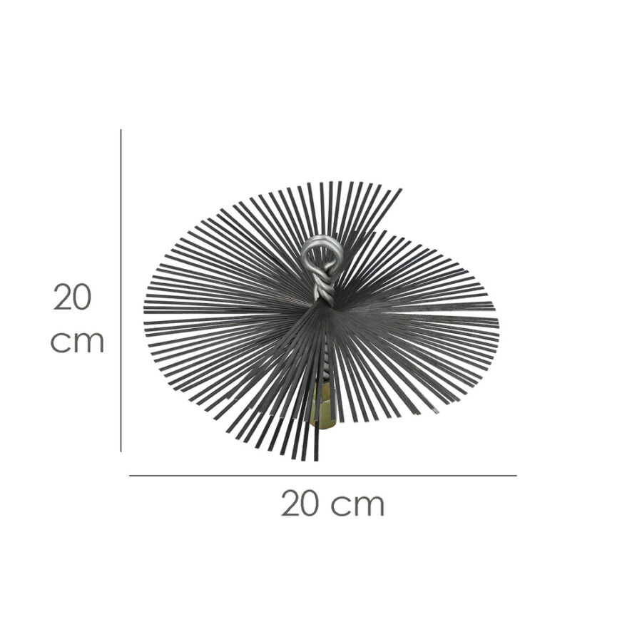 Cepillo Deshollinador Acero Pl. 200 mm M12