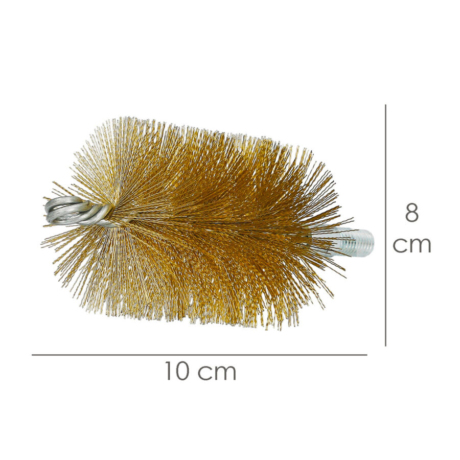 Cepillo Limpiatubos Acero 75 mm M12