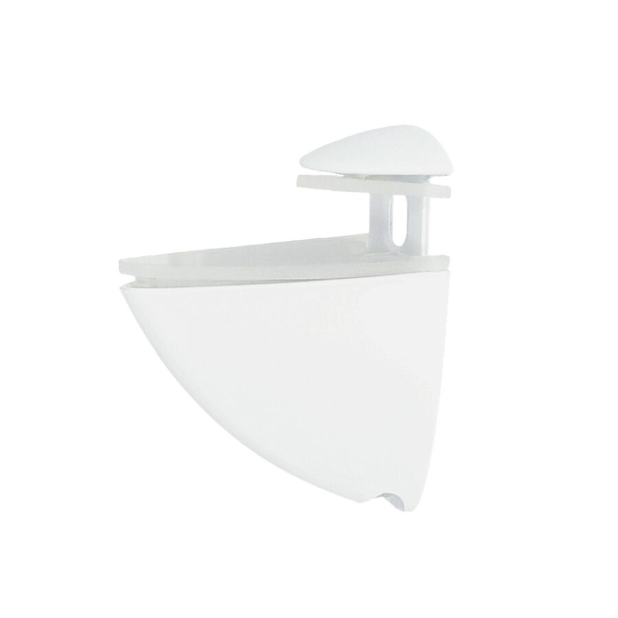 Soporte Pelicano Regulable Para Estante 1 / 20 mm. Blanco (1 Pieza)