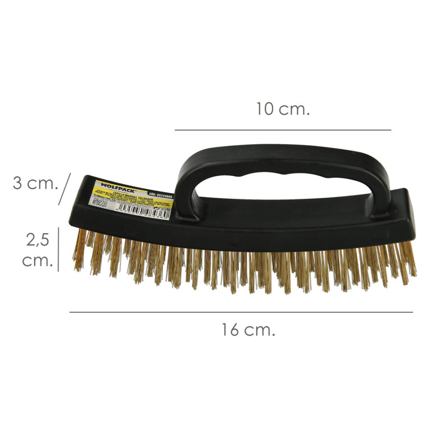 Cepillo Manual Soldador Con Protector